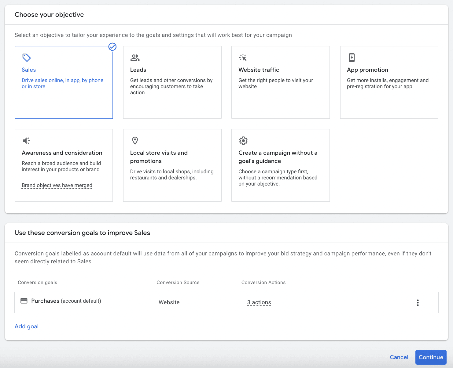 Step 2: Create the Standard Shopping Campaign