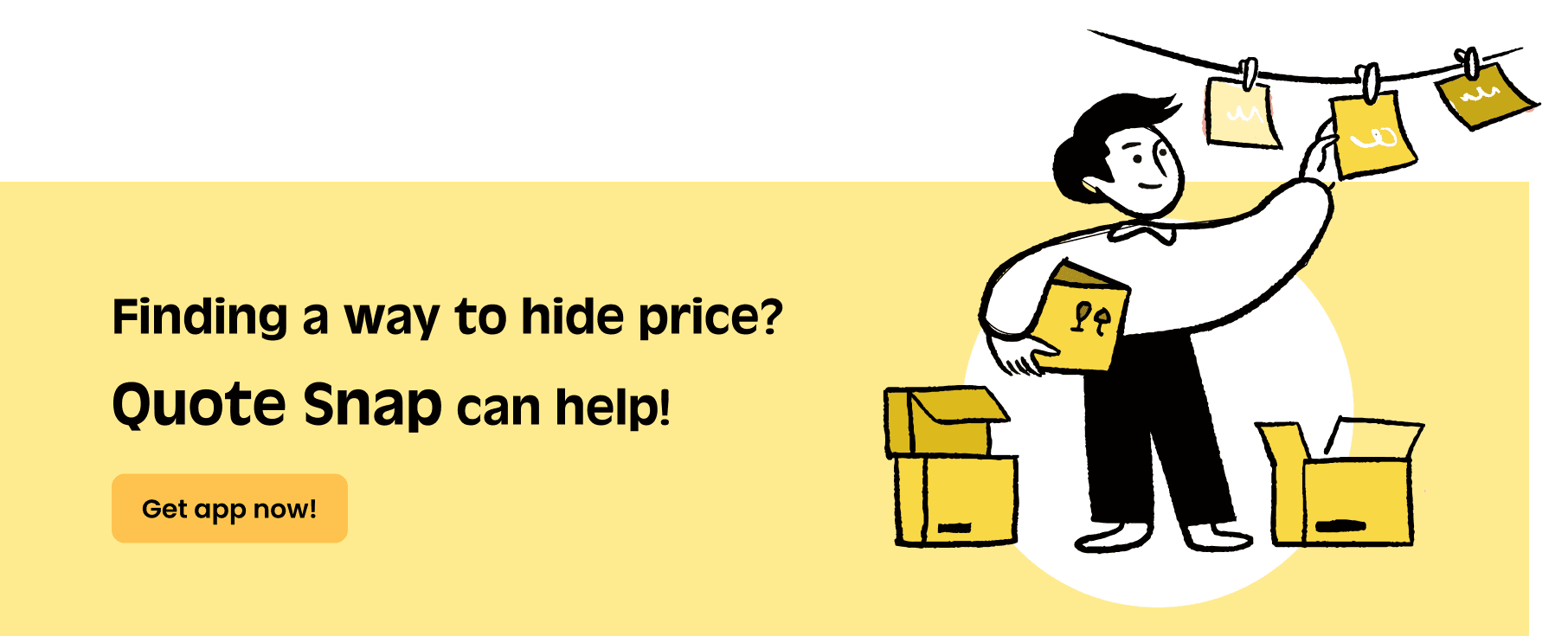 Download Request for Quote to hide price and manage quote