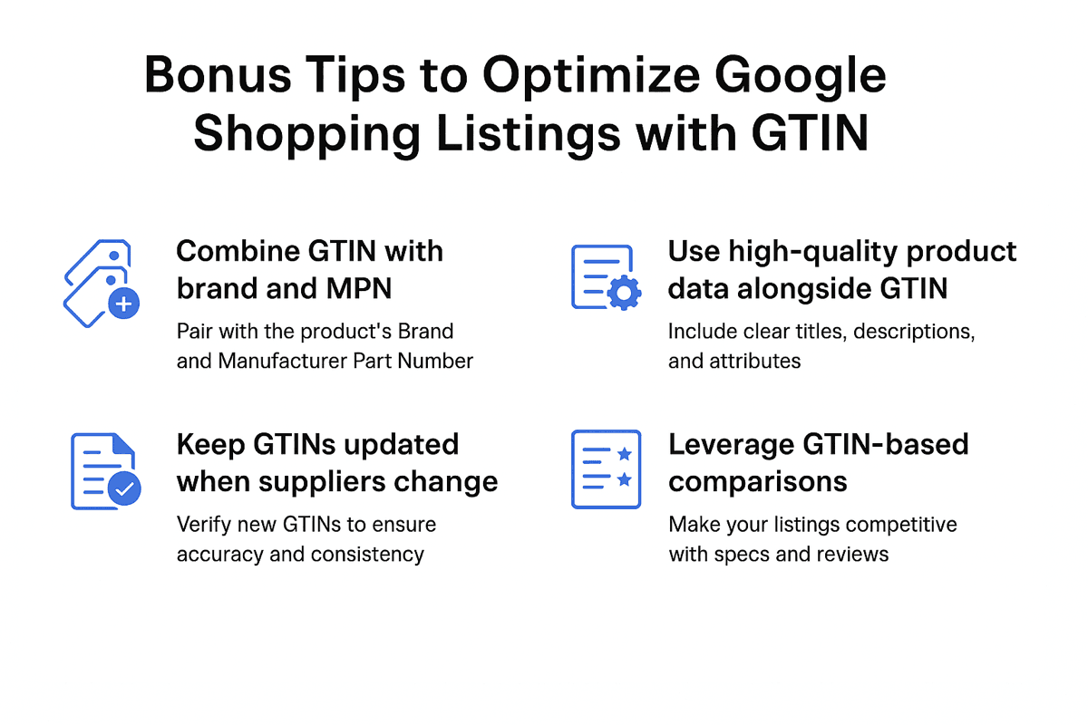 Keep GTINs updated when suppliers change