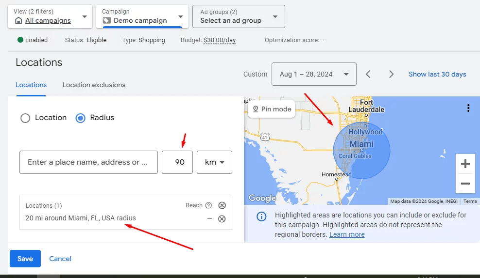 Leverage Geo Targeting