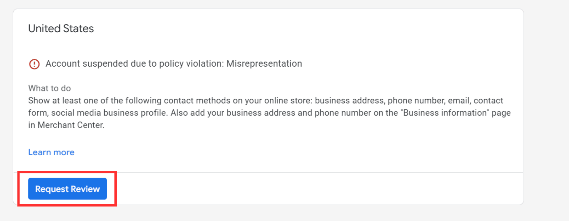 Submit a Reconsideration Request