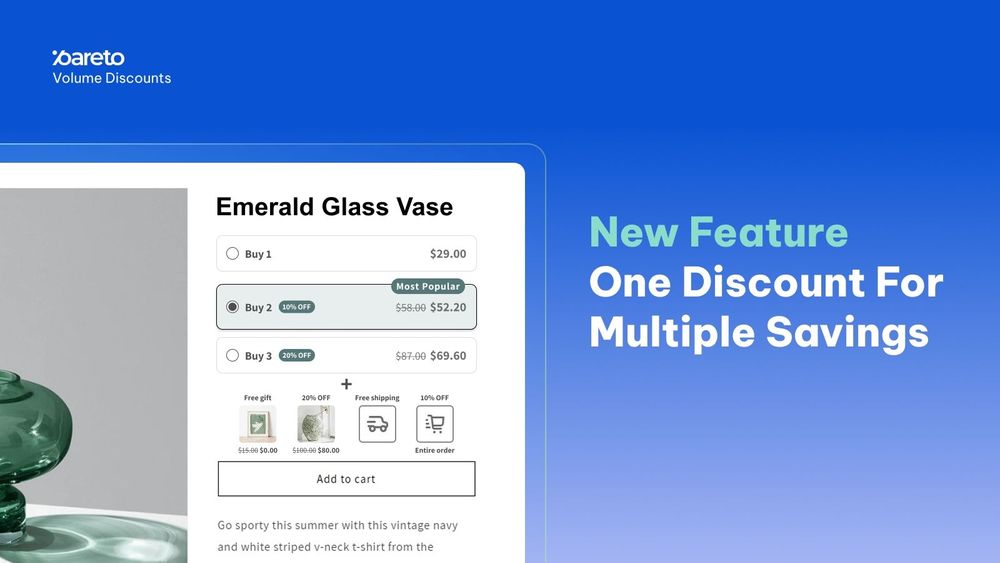 Pareto Discount new feature