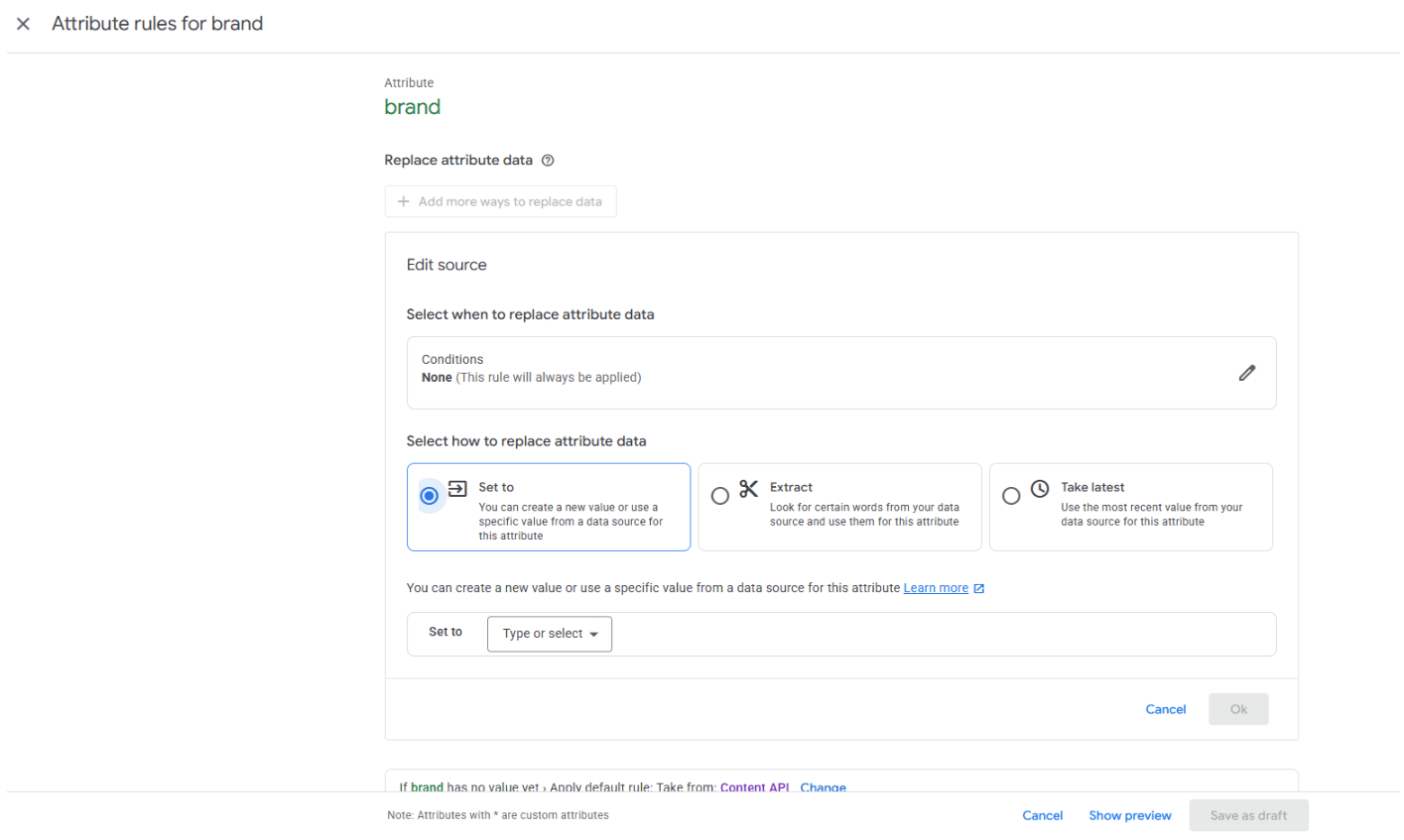  you can use rules to add “waterproof” to all product titles 